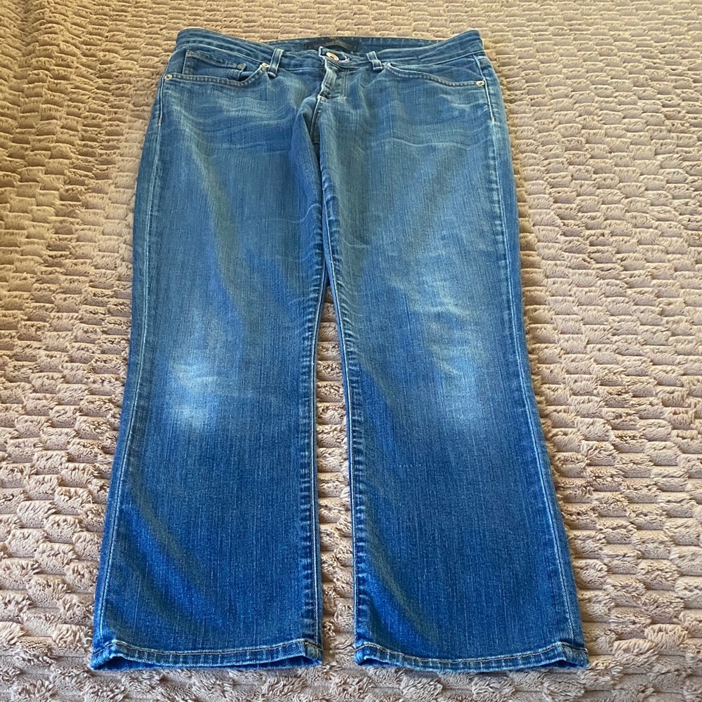 Juicy Couture Women's Straight Leg Blue Jeans